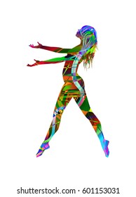 dancer silhouette