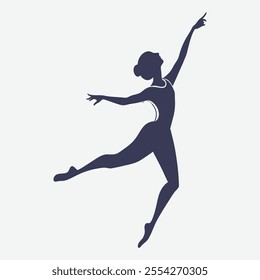 dancer silhouette vector art and illustration