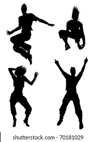 dancer  silhouettes (also available jpg version)