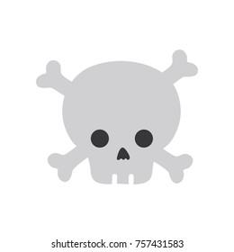 dancer skull caution alert message