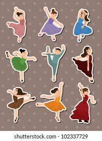 dancer stickers