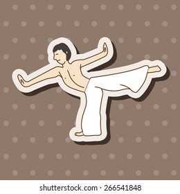 dancer theme elements vector,eps