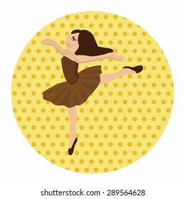 dancer theme elements vector,eps