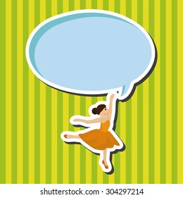 dancer theme elements vector,eps