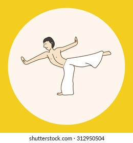 dancer theme elements vector,eps