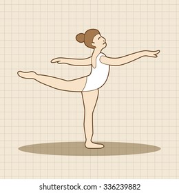dancer theme elements vector,eps