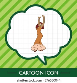 dancer theme elements vector,eps