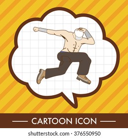 dancer theme elements vector,eps