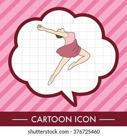 dancer theme elements vector,eps
