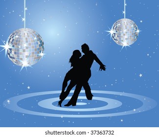 Dancer theme. Vector illustration for design use.