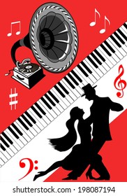 The dancers of Argentine Tango 
