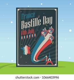 DANCER'S OF BASTILLE DAY POSTER