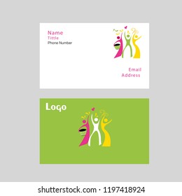 Dancers illustration. Dancing people logo set. Tango. Vector collection of abstract people in dancing poses.You can use in the dance, spa, yoga ,sport and other organization concept of pattern.