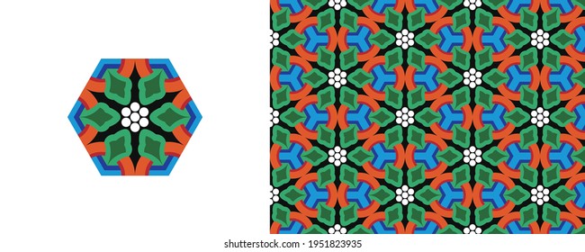 Dan-cheong. Korea traditional pattern of temples.