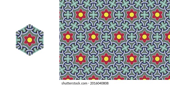 Dan-cheong. Korean traditional decorative patterns of temples.