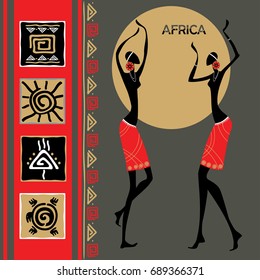 Dancing African Women