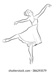 Dancing ballerina