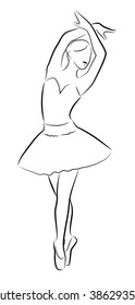 Dancing ballerina