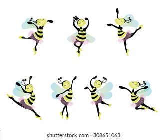 Dancing ballerina bees