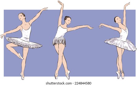 dancing ballerinas