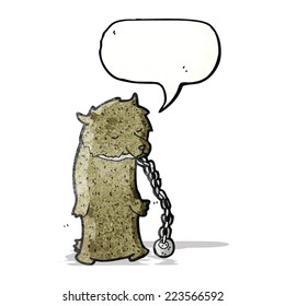 dancing bear chained