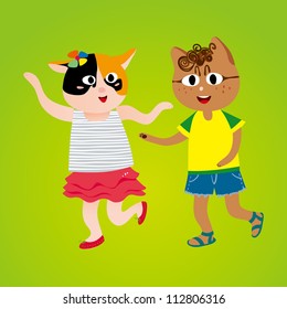 dancing cats