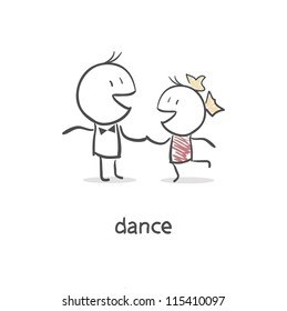 Dancing couple.