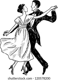 dancing couple