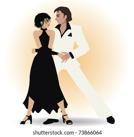 a dancing couple