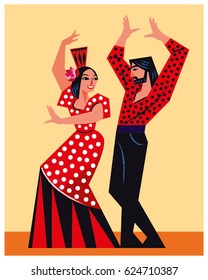 Dancing couple - Spain