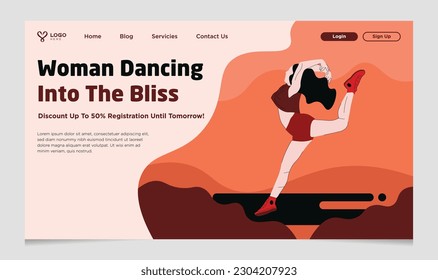 Dancing Course for Women Landing Page