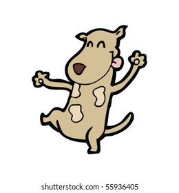 Dancing Dog Cartoon