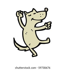 Dancing Dog Cartoon