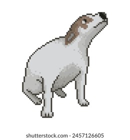 Perro bailarín, meme de pixel art