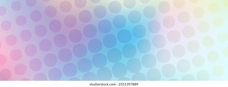 Dancing Dots, Gradient Texture banner Background with copy space