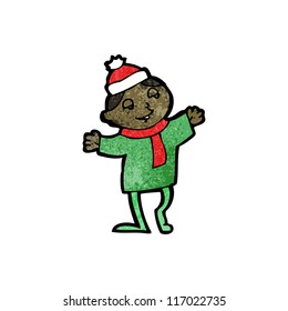 dancing elf cartoon