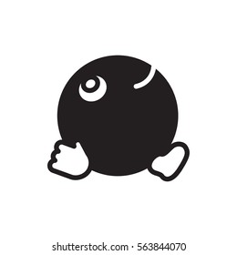 dancing emoji icon illustration isolated vector sign symbol