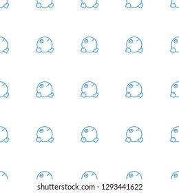 dancing emoji icon pattern seamless white background. Editable outline dancing emoji icon. dancing emoji icon pattern for web and mobile.