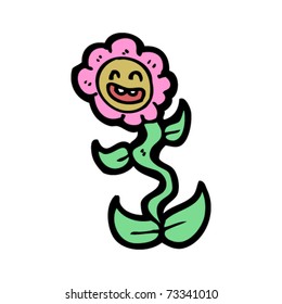 dancing flower cartoon