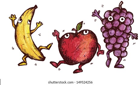 Dancing Fruits