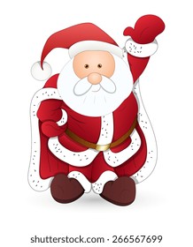 Dancing Funny Santa