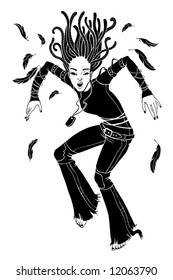 dancing girl