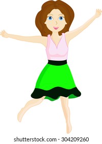 The dancing girl