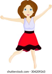 The dancing girl