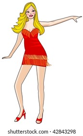 dancing girl