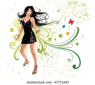 Dancing girl