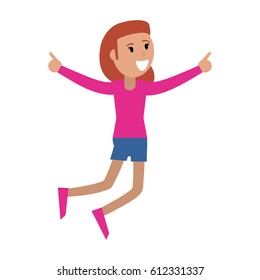 dancing girl party celebrate