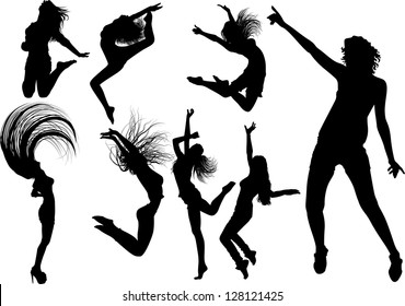 Dancing Girl Silhouette Images Stock Photos Vectors Shutterstock