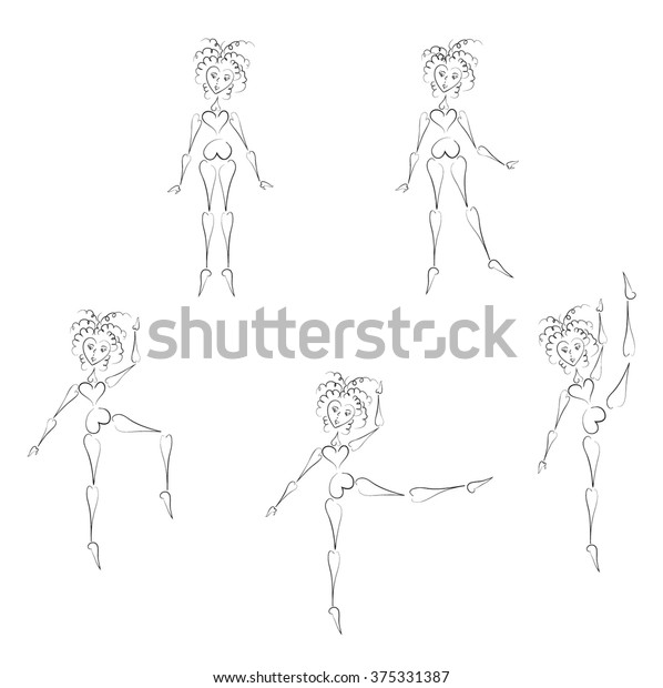 simple drawing poses