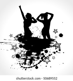 Dancing girls.
